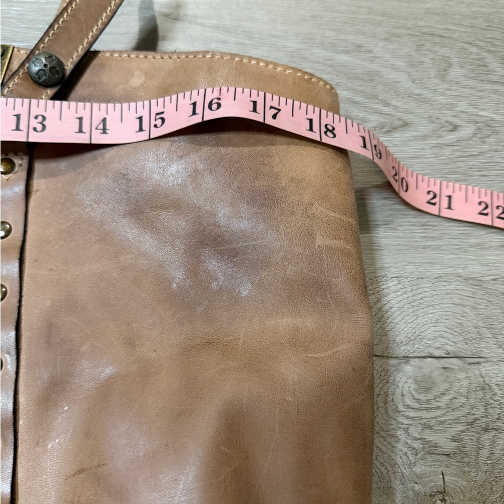 Patricia Nash Italian Tan Leather Tote - image 5